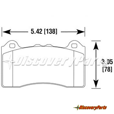 Carbotech CT1977 Brake Pads - 16-17 Focus RS